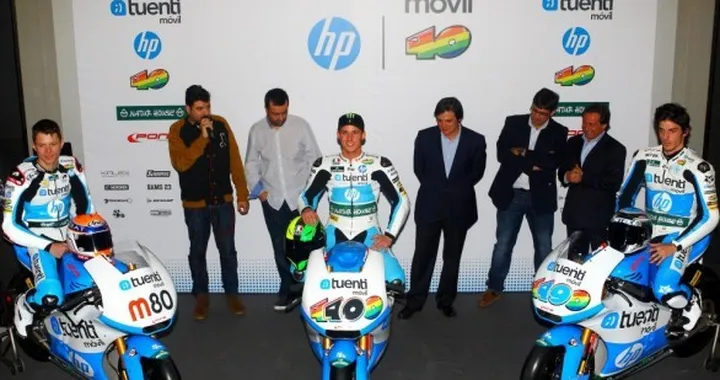 Moto2: presentato il team 40 HP Tuenti, con Espargaro anche Pons e Rabat