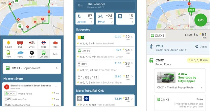 Citymapper Smartbus: come migliorare percorsi e traffico