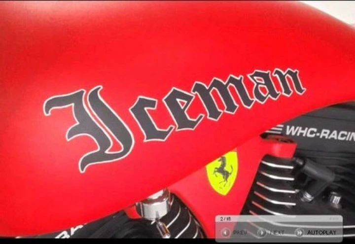 Harley Iceman 2 replica Ferrari Raikkonen