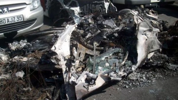 Ferrari 458 Italia: ecco cosa rimane della seconda che ha preso fuoco spontaneamente