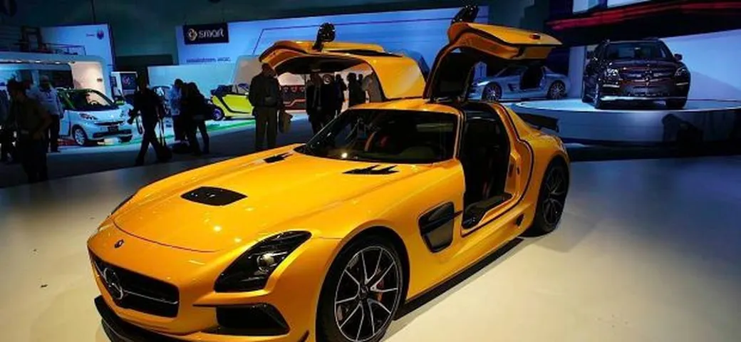 Mercedes SLS AMG Black Series al Salone di Los Angeles 2012 Live