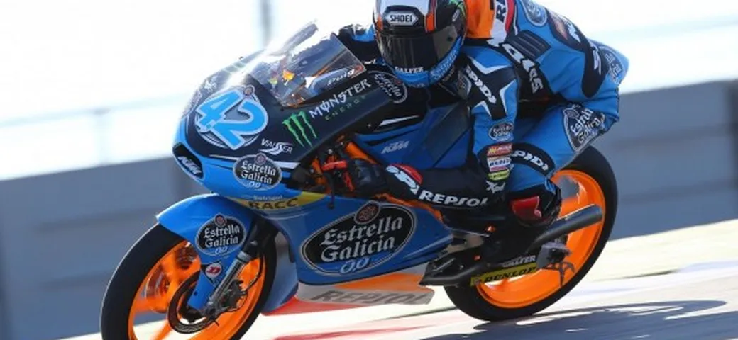 Moto3, Jerez: Alex Rins cade ma è in pole, 6° Antonelli, 18° Fenati