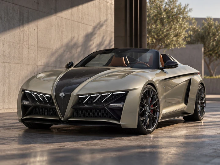Alfa Romeo Giulia GTAm diventa una coupé-cabriolet: carrozzeria in carbonio