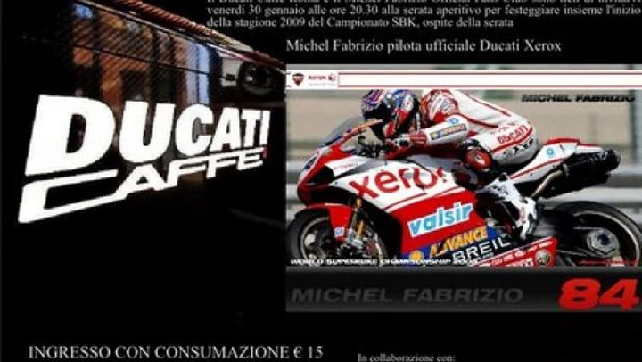 Aperitivo con Michel Fabrizio al Ducati Caffè