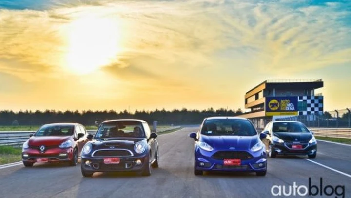 Comparativa sportive segmento B: il test completo in pista e su strada