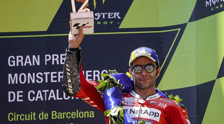 Montmelò, Petrucci sul podio: 