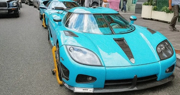 Koenigsegg multata davanti a Harrods: è quella del proprietario