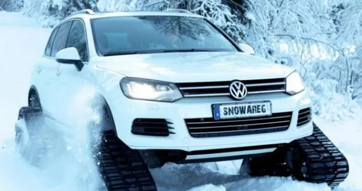 Volkswagen Snowareg: la Touareg cingolata