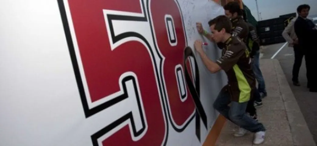 Il circuito di Valencia omaggia Marco Simoncelli