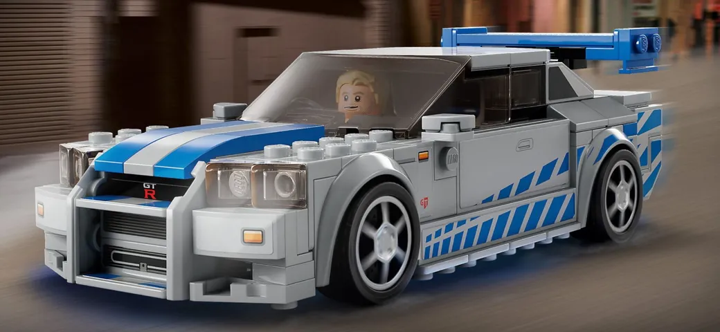 La Nissan Skyline GT-R di Brian O'Conner fatta coi Lego