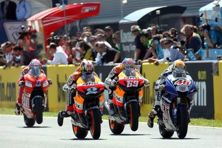Modifica al regolamento del Motomondiale in materia di prove di start