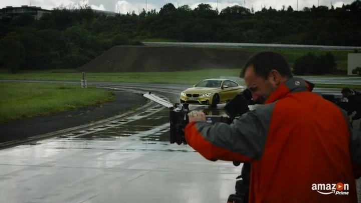 BMW M4 drift su The Grand Tour