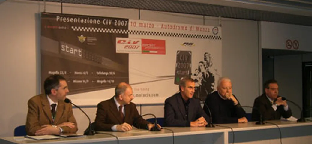 Presentato a Monza il CIV 2007