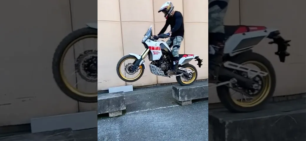 Pol Tarres: trial con la Yamaha Ténéré 700 Rally Edition (Video)