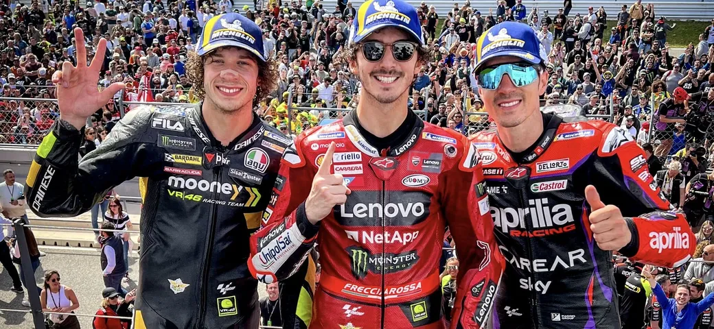 MotoGP, Portogallo: vince Bagnaia davanti a Vinales e Bezzecchi
