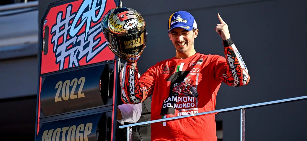 Apoteosi-Bagnaia a Valencia: 