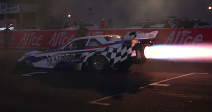 Olivier Jacque prova un Dragster