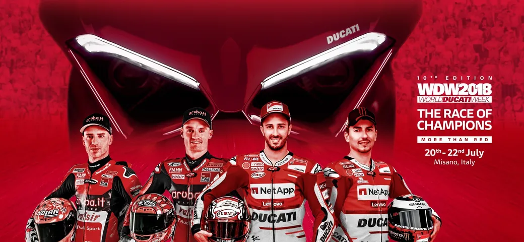 WDW 2018 Race of Champions: sfida tra leggende sulla Ducati Panigale V4