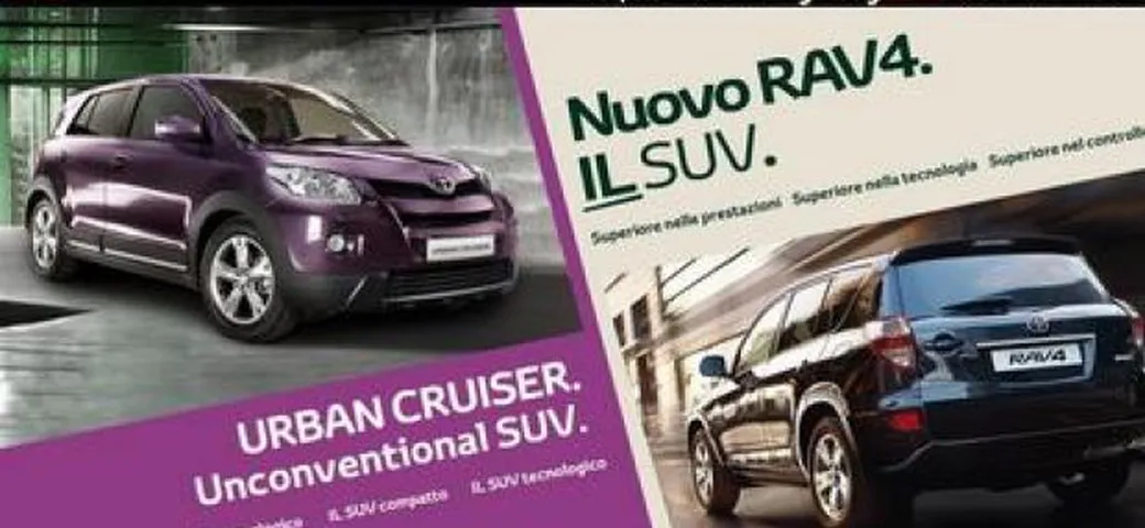 Everybodysuv: toyota presenta in Italia Urban Cruiser e Rav4 restyling