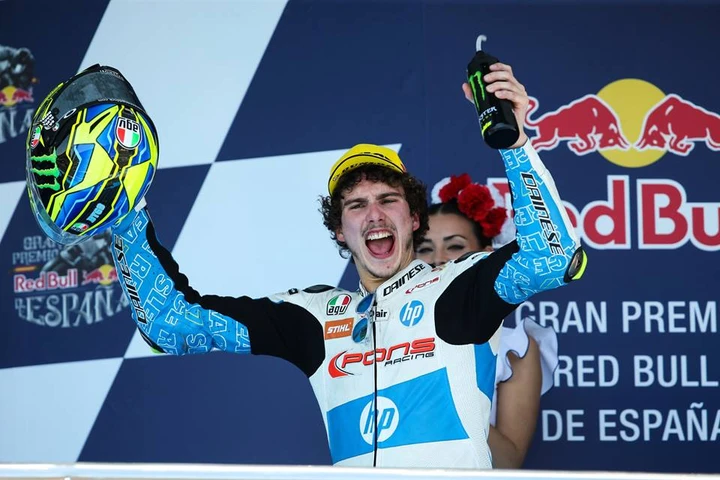 Moto2 Jerez: trionfa Baldassarri, 3° Bagnaia
