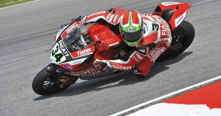 SBK Sepang 2014, Davide Giugliano: "Giornata difficile, ma questa volta mi accontento”