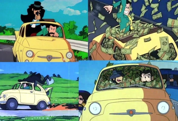 Le automobili nella letteratura: la Fiat 500 di Lupin III