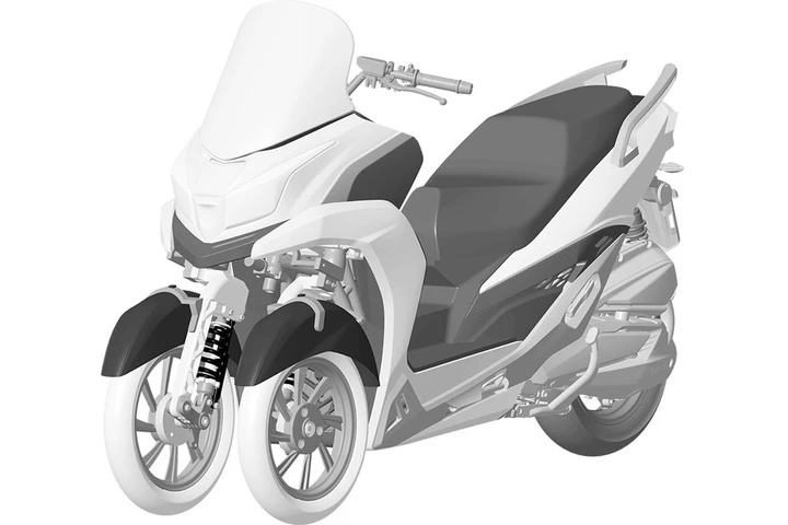Kymco prepara un nuovo scooter a 3 ruote più compatto per la città