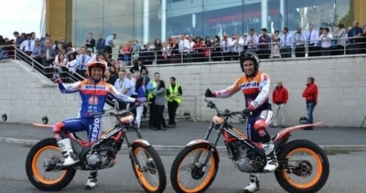 Toni Bou da spettacolo al Quartier Generale di Honda Europa