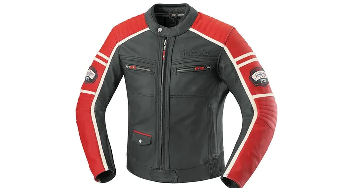 Giacca in pelle iXS Curtis per i motociclisti