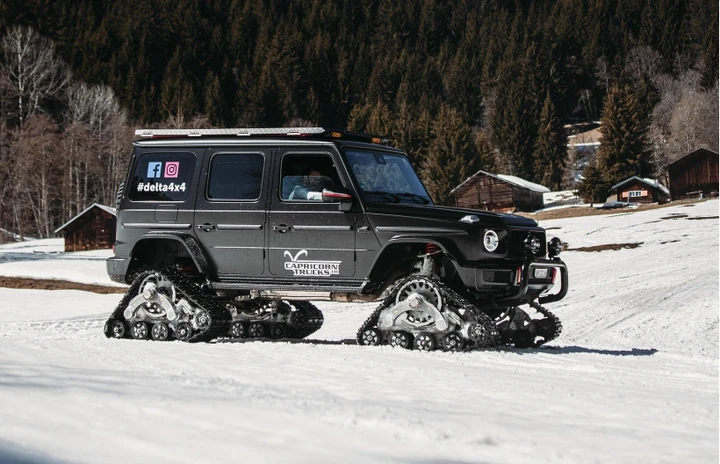 La Mercedes Classe G diventa un gatto delle nevi