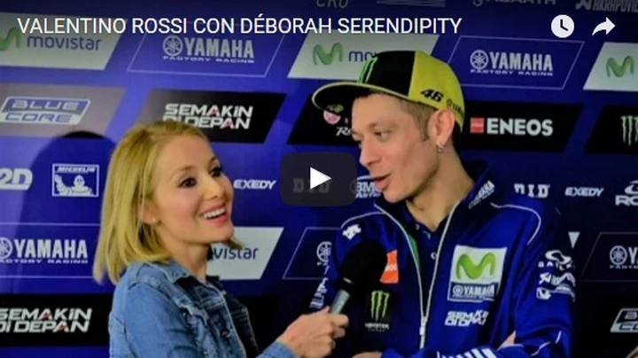 Giornalista spagnola vorrebbe dei figli da Rossi [Video]