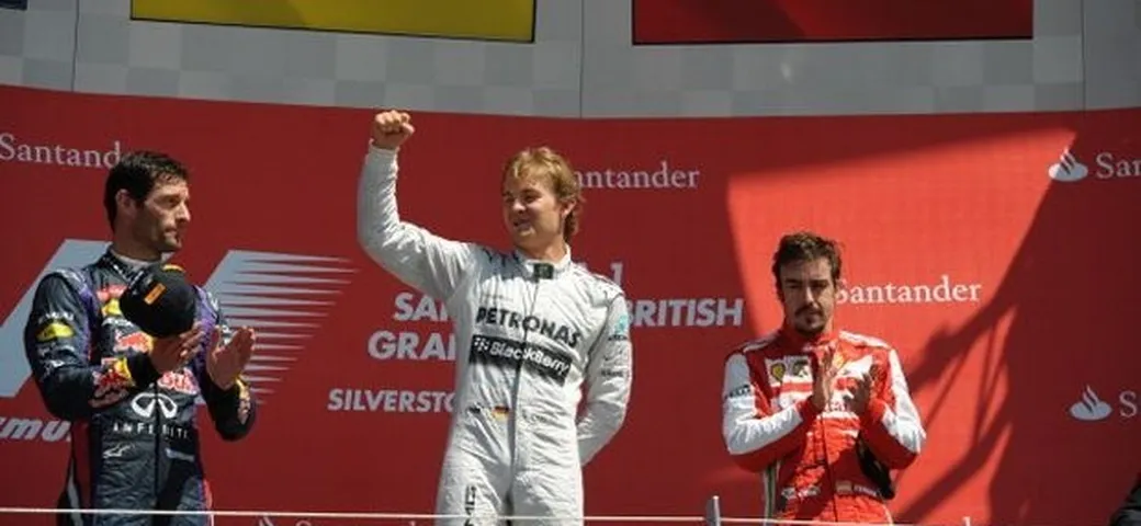 F1 Silverstone 2013 | Vince Rosberg, poi Webber e Alonso. Fuori Vettel!