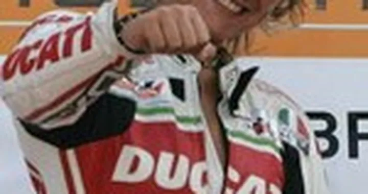 Una donna sulla Ducati MotoGP