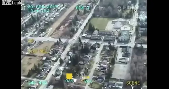 Mega inseguimento della polizia brasiliana in moto