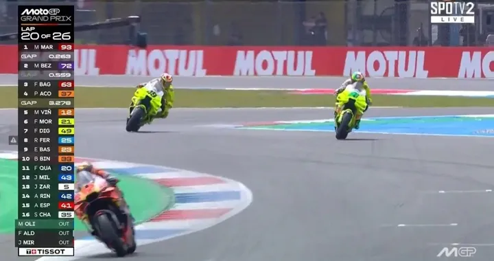 Morbidelli polemico ad Assen: "Penalizzato come chi sbaglia da solo"