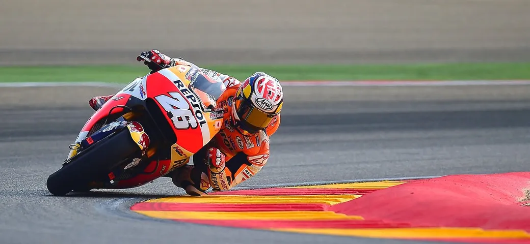 MotoGP Aragon 2016: Pedrosa su Marquez e Crutchlow nelle FP2, Rossi 4°  [Foto]