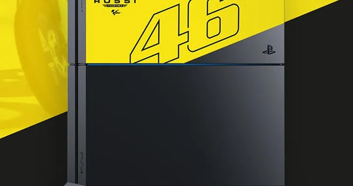 PlayStation4 personalizzata Valentino Rossi The Game