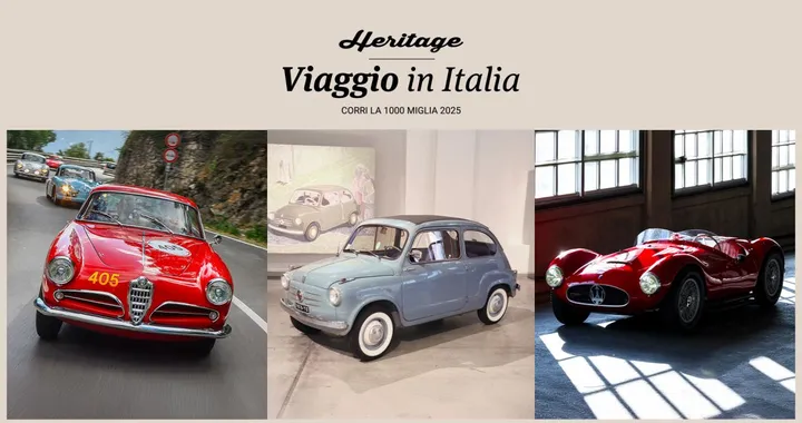 Alla Mille Miglia 2025 con i gioielli di Stellantis Heritage