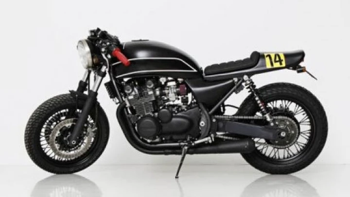 Zephir, una Kawasaki Z750 in versione cafè racer