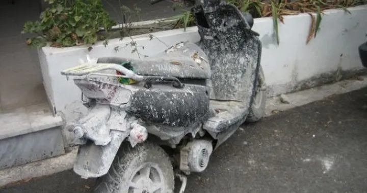 Foto del giorno: scooter maltrattato