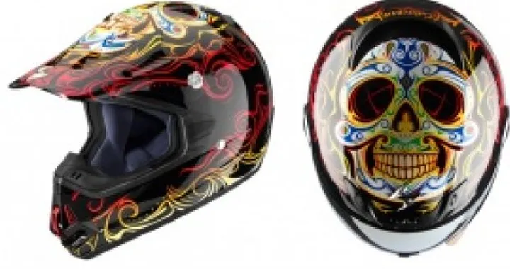 Casco Offroad Scorpion-Exo VX-17 Air Calavera