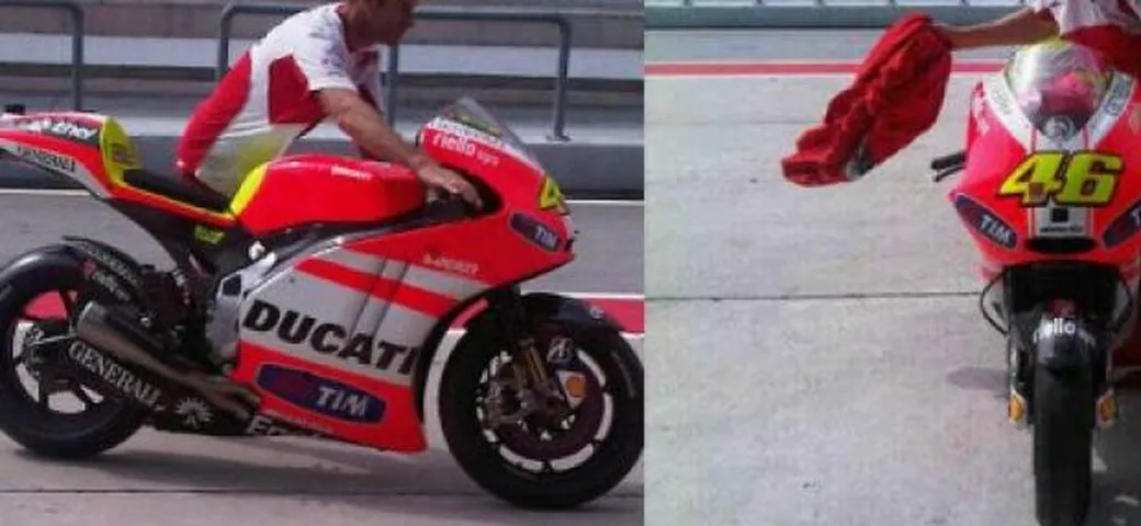Ducati Desmosedici GP12 di Valentino Rossi: è davvero lei?