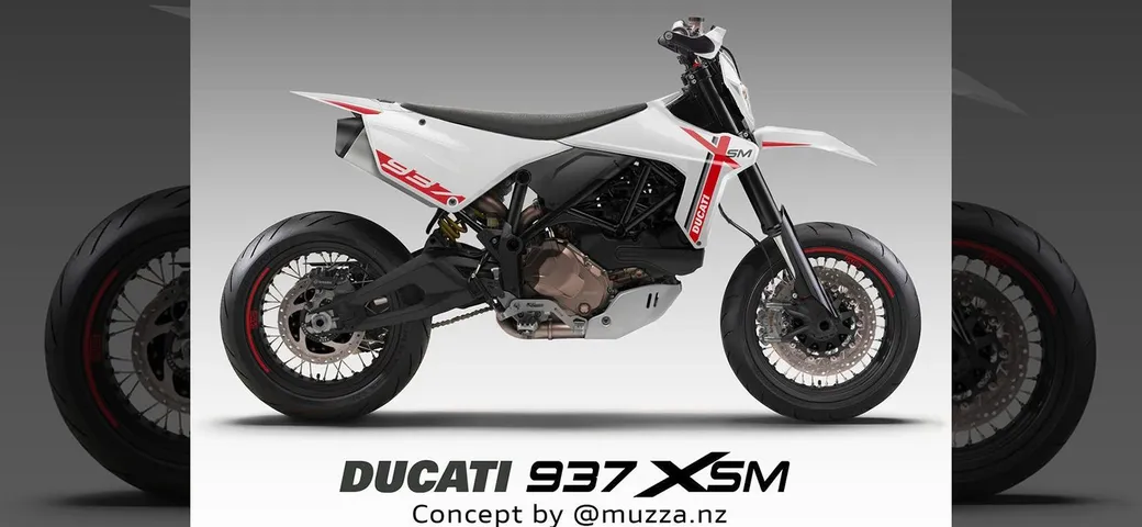 Ducati 937 XSM: la DesertX in chiave motard secondo Muzza.nz