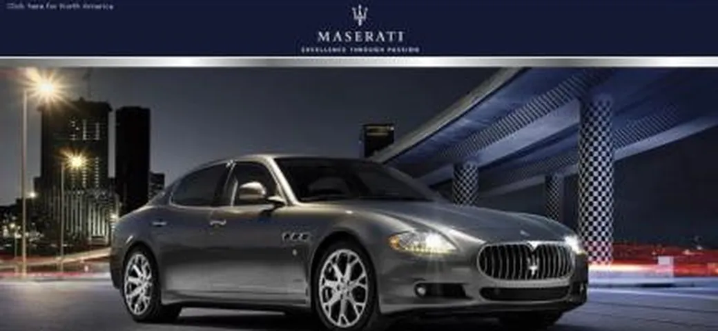 Maserati Quattroporte restyling: il sito ufficiale