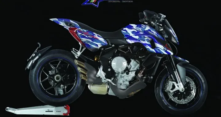 MV Agusta Rivale 800 Navy & Desert Special Edition by TecnoArt Sersan