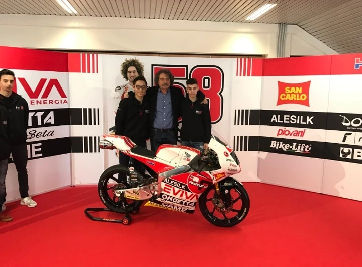 Moto3: presentato il team Sic58 Squadra Corse