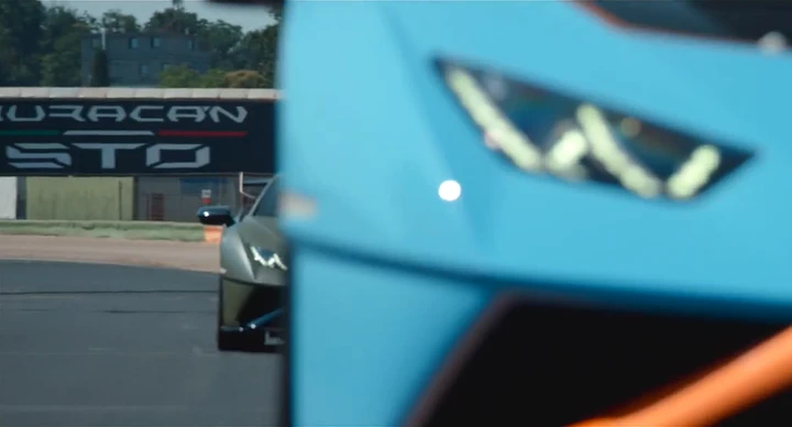 La Lamborghini Huracan STO a Vallelunga e sulle strade di Roma [Video]
