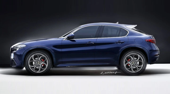 SUV Alfa Romeo Stelvio: nuovi render