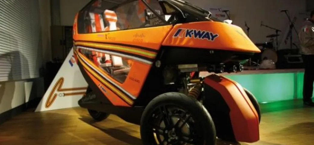 K-Way Motus: il tre ruote a metà fra auto e moto