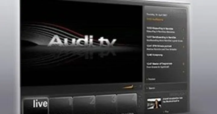 Audi TV ora anche on-line